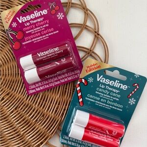 Vaseline Lip Therapy Set - Merry Cherry & Candy Cane